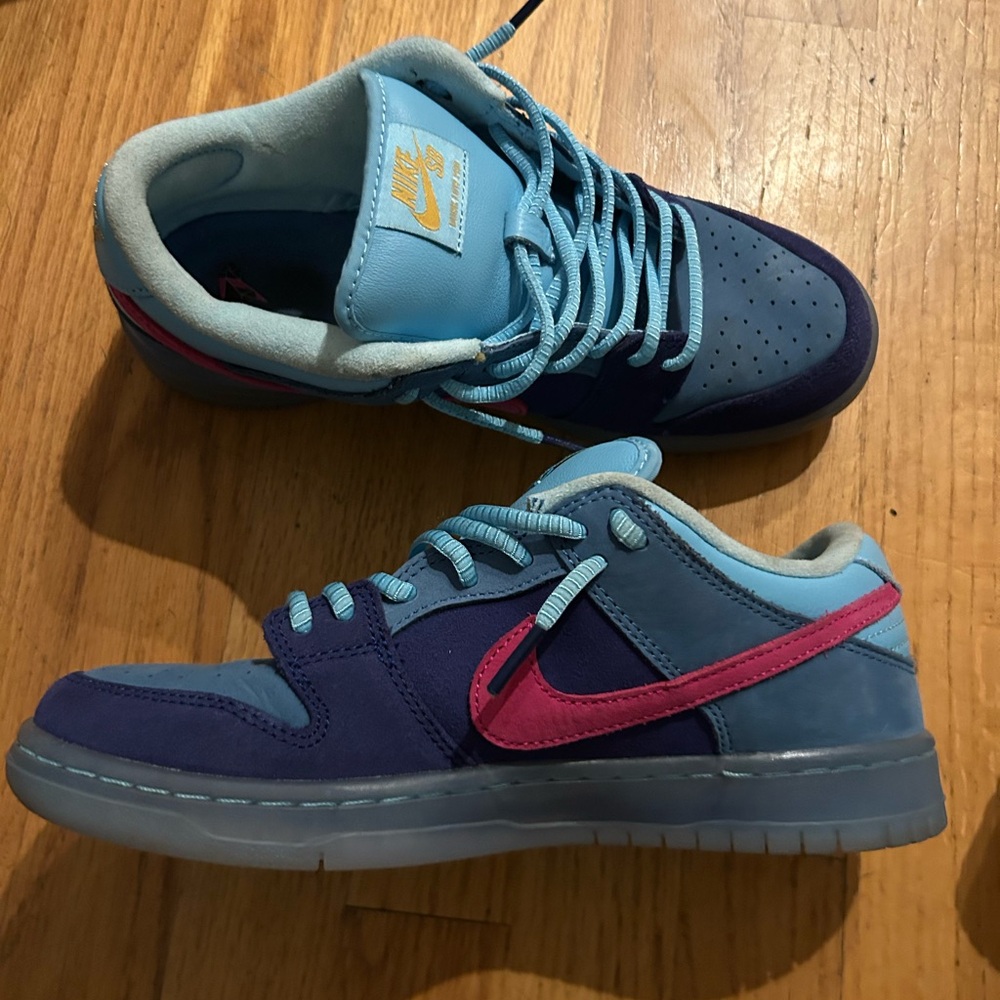 Nike Vibrant Blue and Pink Sneakers